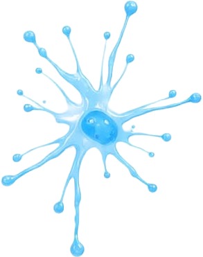 a blue liquid splash on a white background.jpg